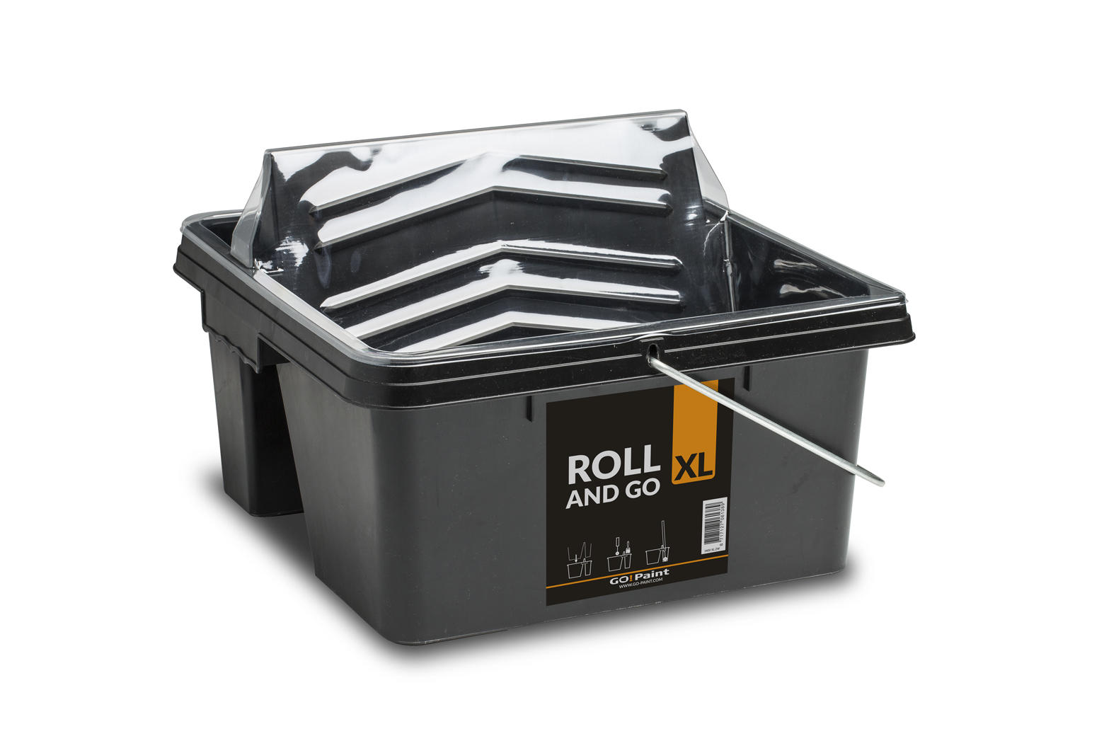 Professional paint scuttle with liners Roll and Go XL GoPaint